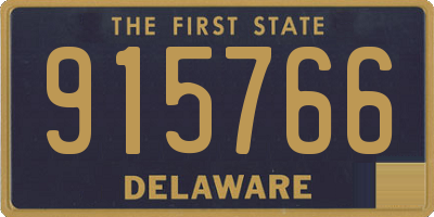 DE license plate 915766