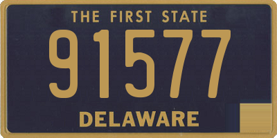 DE license plate 91577