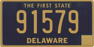 DE license plate 91579