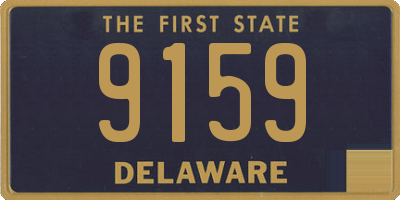 DE license plate 9159