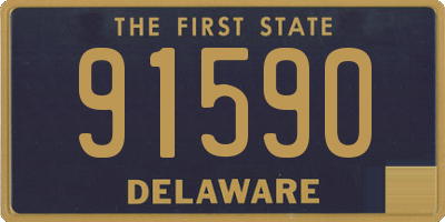 DE license plate 91590