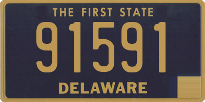 DE license plate 91591