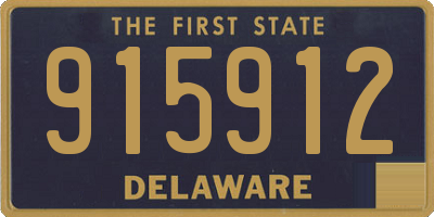 DE license plate 915912