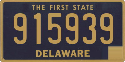 DE license plate 915939