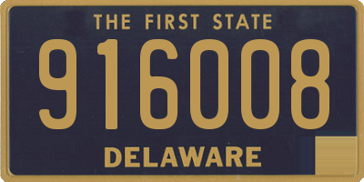 DE license plate 916008