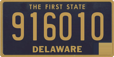 DE license plate 916010