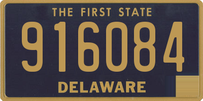 DE license plate 916084