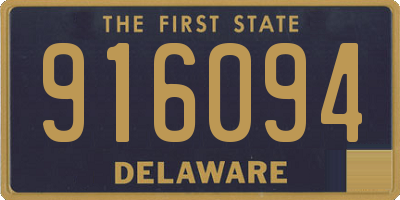 DE license plate 916094