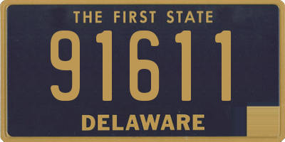 DE license plate 91611