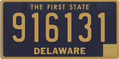 DE license plate 916131