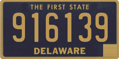 DE license plate 916139