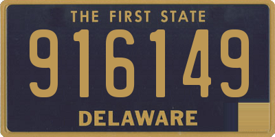 DE license plate 916149