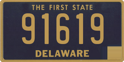 DE license plate 91619