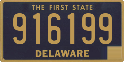 DE license plate 916199