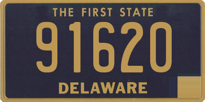 DE license plate 91620