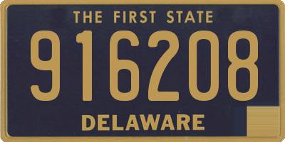 DE license plate 916208