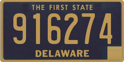 DE license plate 916274