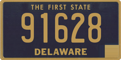 DE license plate 91628