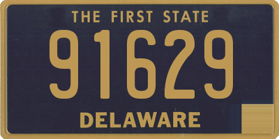 DE license plate 91629