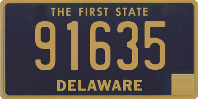 DE license plate 91635