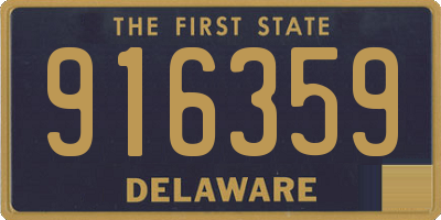 DE license plate 916359