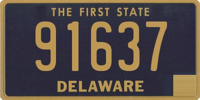 DE license plate 91637