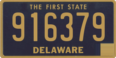 DE license plate 916379