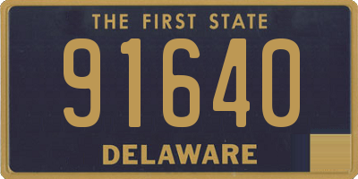 DE license plate 91640