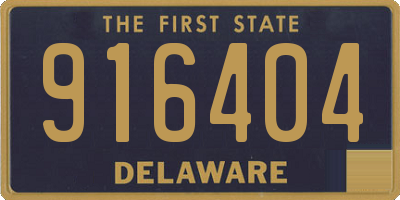 DE license plate 916404