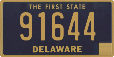 DE license plate 91644
