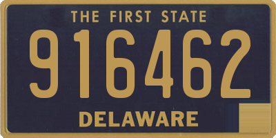DE license plate 916462