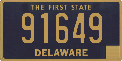 DE license plate 91649