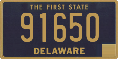 DE license plate 91650