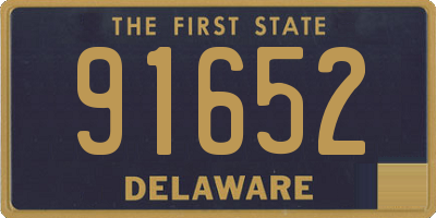 DE license plate 91652