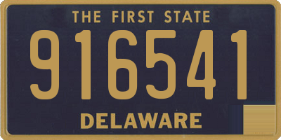 DE license plate 916541