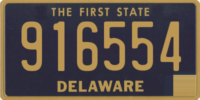 DE license plate 916554