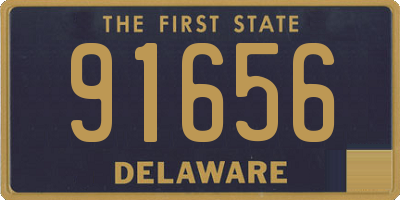 DE license plate 91656