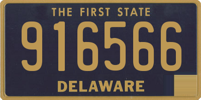 DE license plate 916566