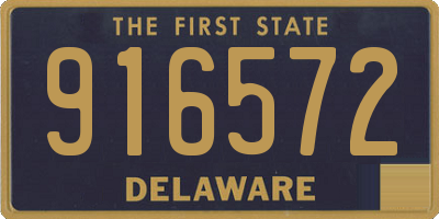 DE license plate 916572