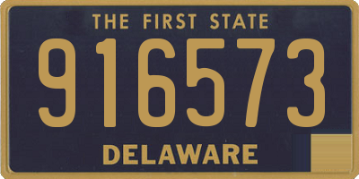 DE license plate 916573