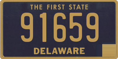 DE license plate 91659
