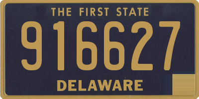 DE license plate 916627