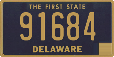 DE license plate 91684