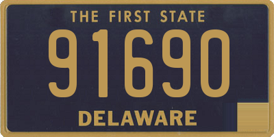 DE license plate 91690