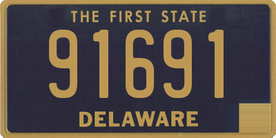 DE license plate 91691