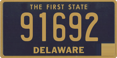 DE license plate 91692