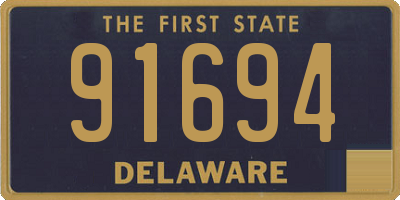 DE license plate 91694