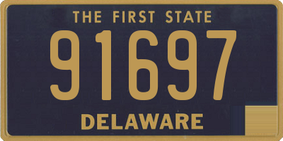 DE license plate 91697