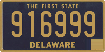 DE license plate 916999