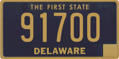 DE license plate 91700